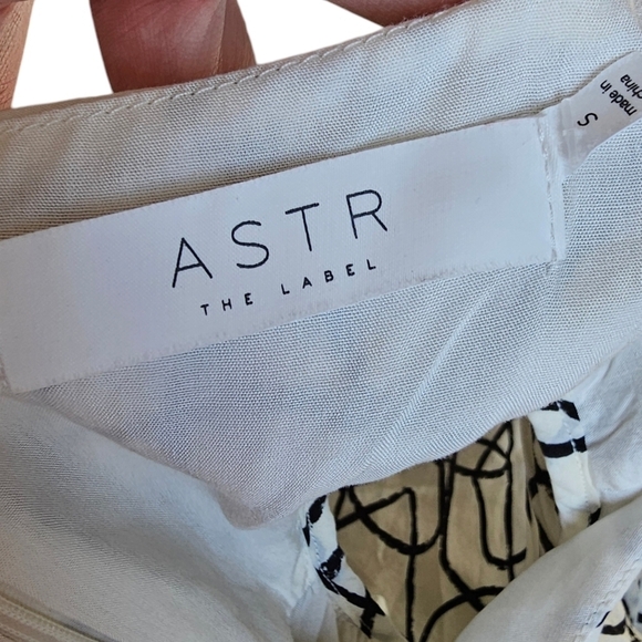 ASTR Black and White Sanger Maxi Dress Sz S - Picture 7 of 11